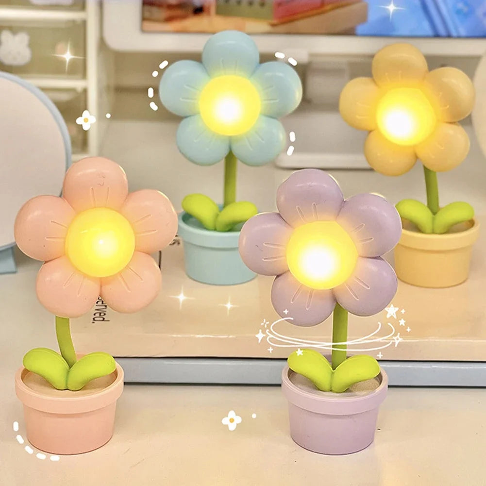 Lampe de Chevet Fleurs LED Mini - lampechevetdesign.com