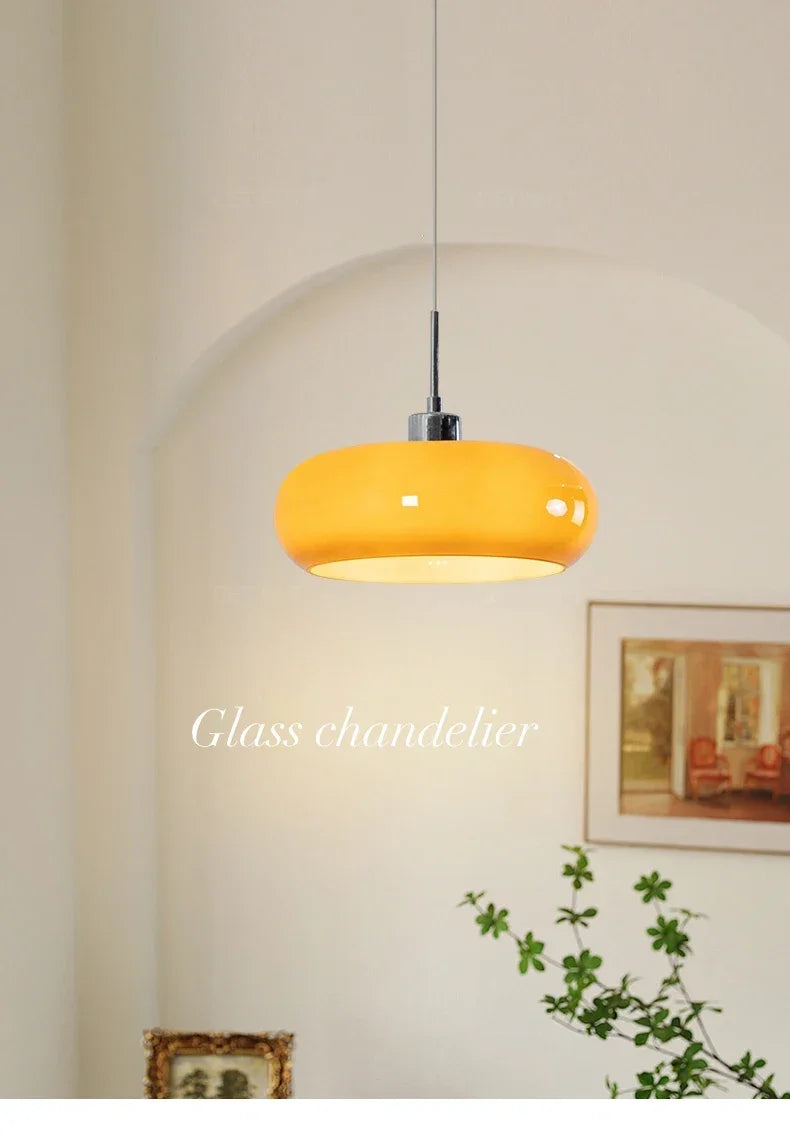 Lampe Suspendue de Chevet Nordique en Verre - lampechevetdesign.com