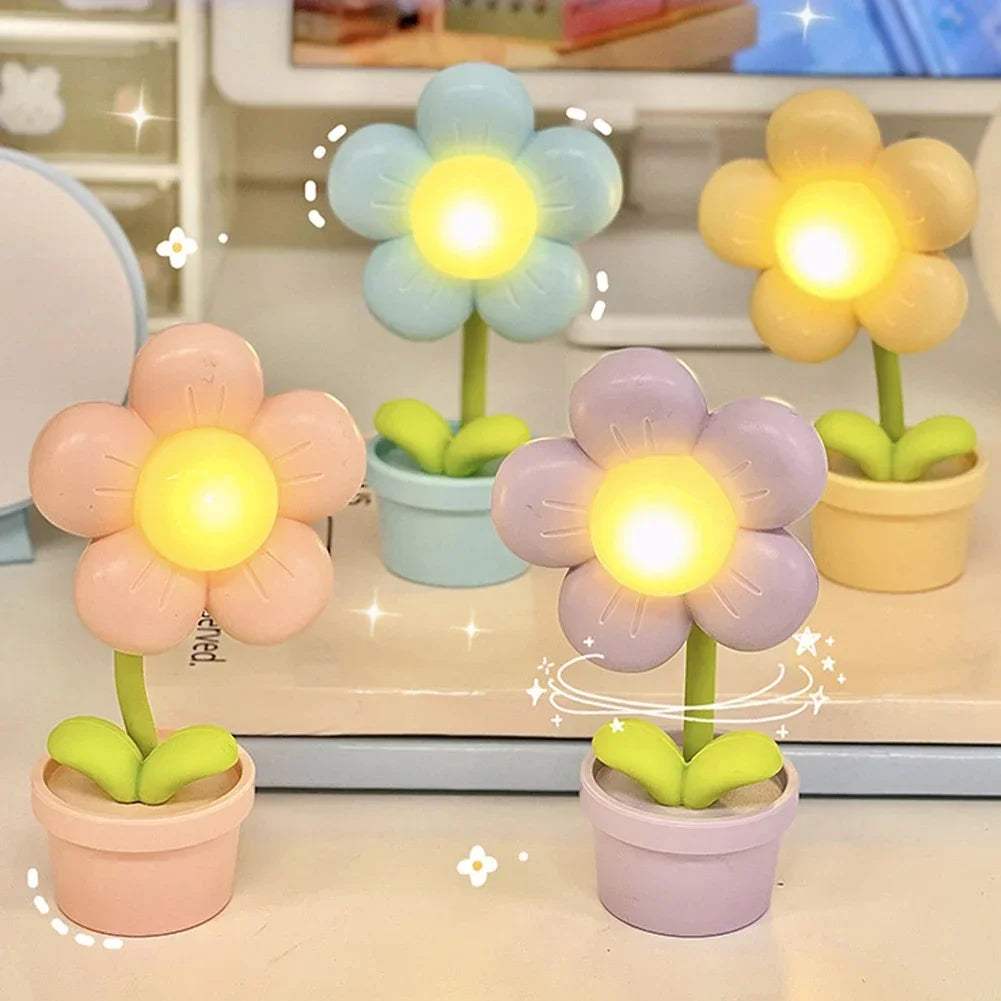 Lampe de Chevet Fleurs LED Mini - lampechevetdesign.com