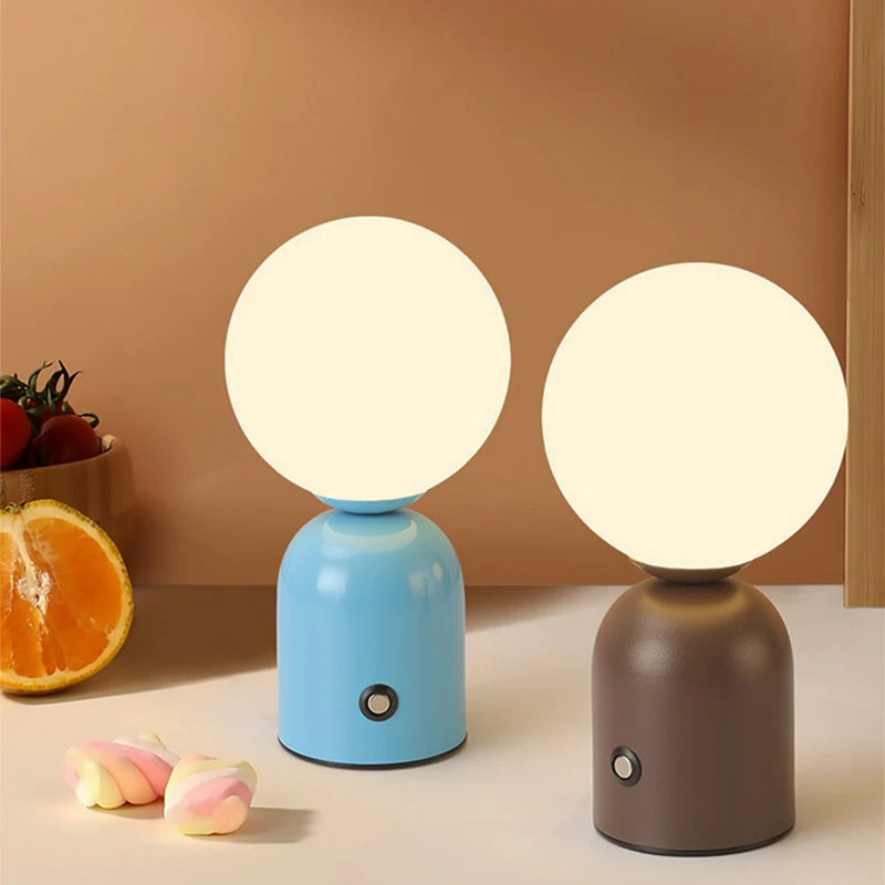Lampe de Chevet Nordique Tactile Rechargeable - lampechevetdesign.com