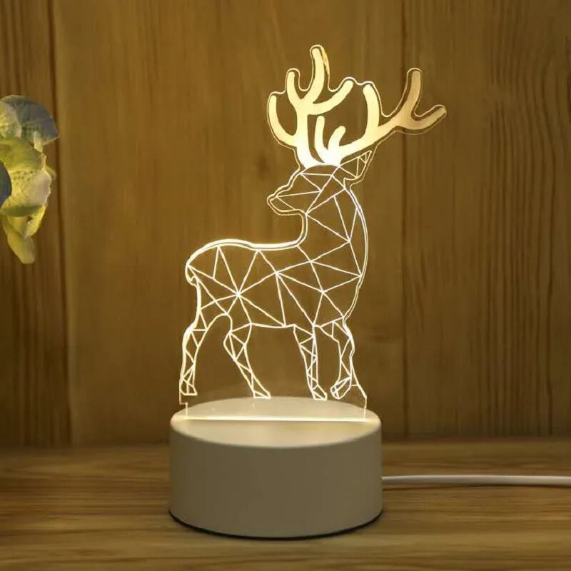 Lampe de chevet 3D Festive - lampechevetdesign.com