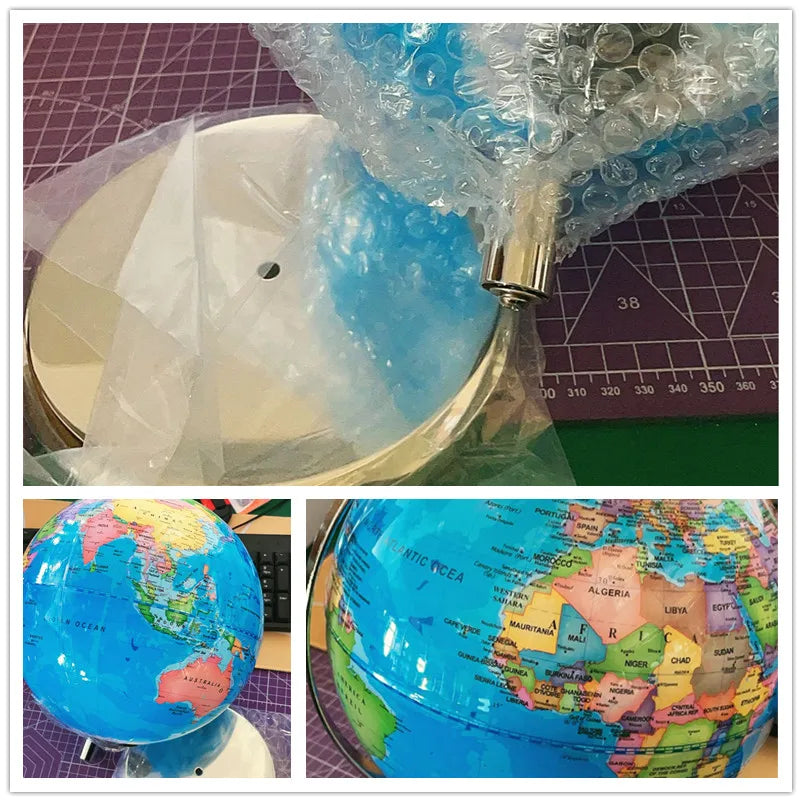 Lampe de Chevet Globe Terrestre LED - lampechevetdesign.com