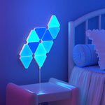 Lampe de chevet Murale LED Triangulaire RGB - lampechevetdesign.com