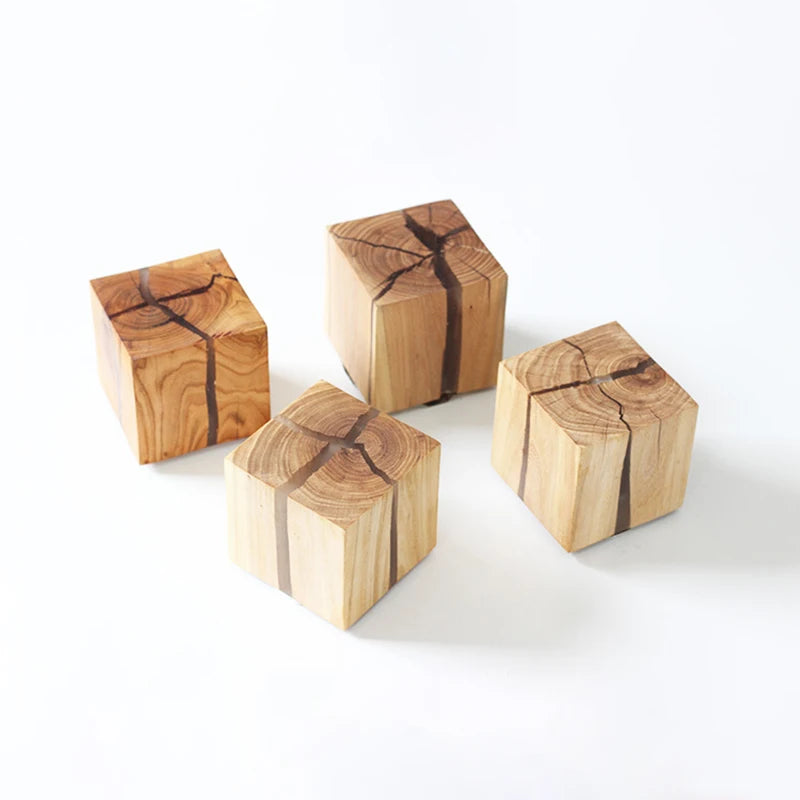 Lampe de chevet Murale Cube en Bois Moderne - lampechevetdesign.com