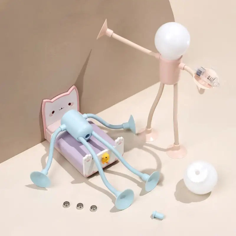 Lampe De Bureau Petit Bonhomme Modifiable - lampechevetdesign.com