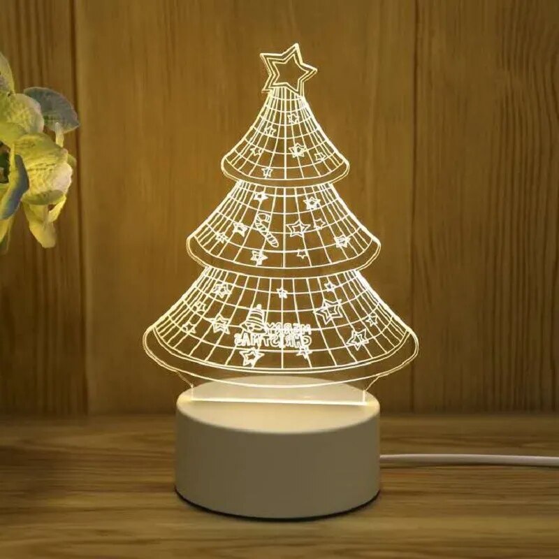 Lampe de chevet 3D Festive - lampechevetdesign.com