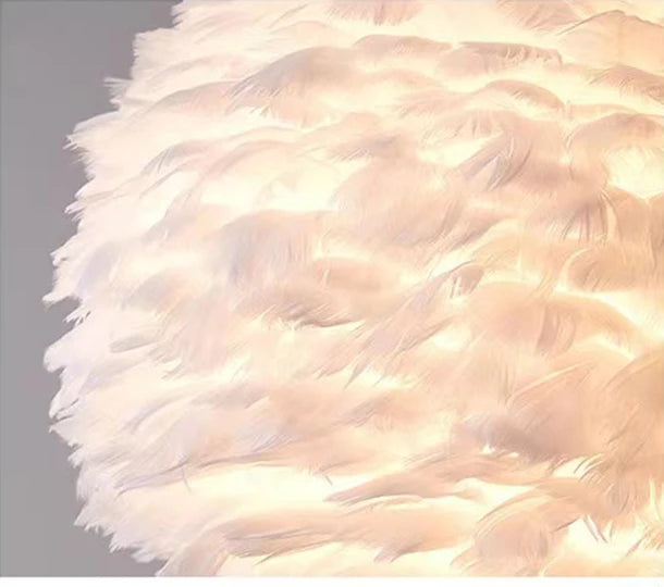 Lampe de chevet Plume Moderne - lampechevetdesign.com