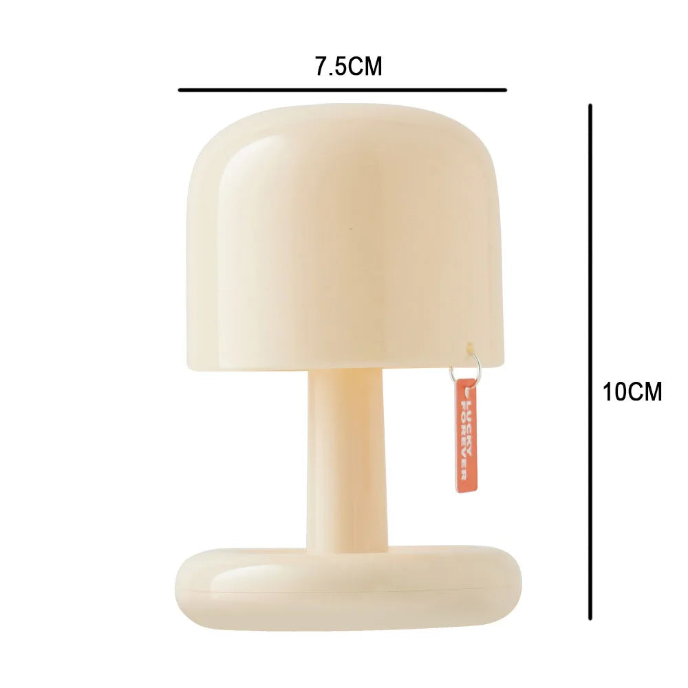 Lampe de chevet Petit Champignon Rechargeable par USB - lampechevetdesign.com