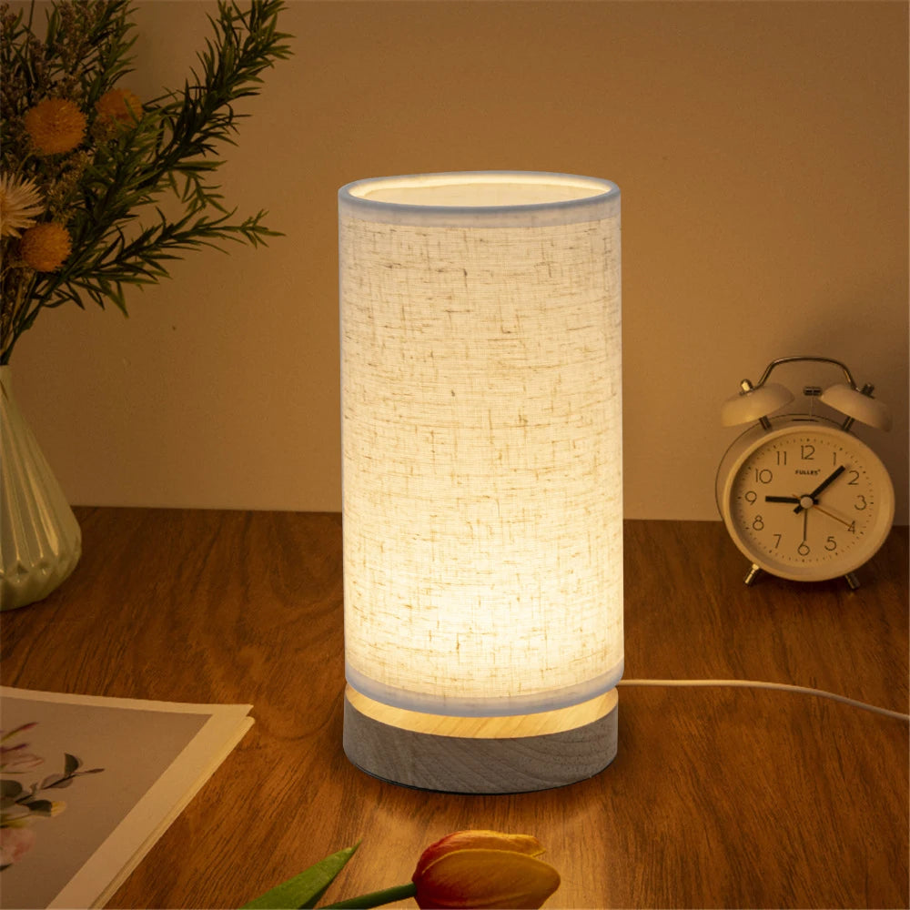 Lampe de Chevet Moderne Bois Massif LED - lampechevetdesign.com