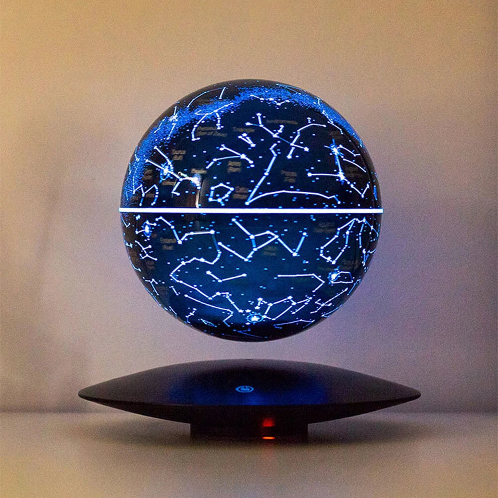 Lampe de chevet Globe Terrestre Magnétique en Lévitation - lampechevetdesign.com