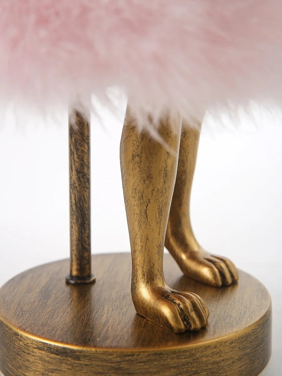 Lampe de Chevet Plume en Forme de Lapin - lampechevetdesign.com