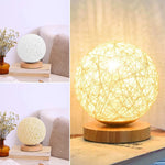 Lampe de chevet Rotin Lune - lampechevetdesign.com