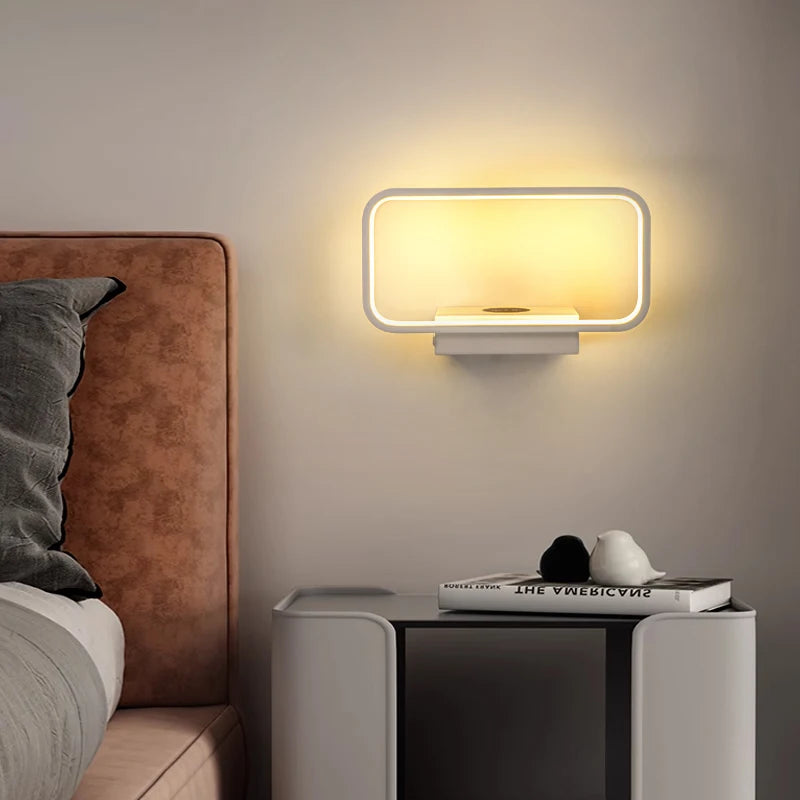 Lampe de chevet Murale Moderne Tactile avec Chargeur de Téléphone - lampechevetdesign.com