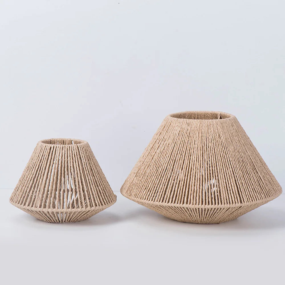 Abat-jour Moderne Rotin Géométrique pour Lampe de Chevet - lampechevetdesign.com