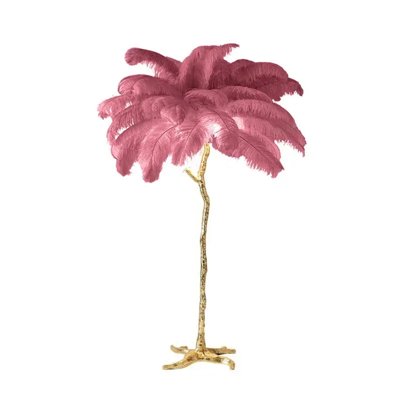 Lampe de Chevet à Plume sur Pied - lampechevetdesign.com