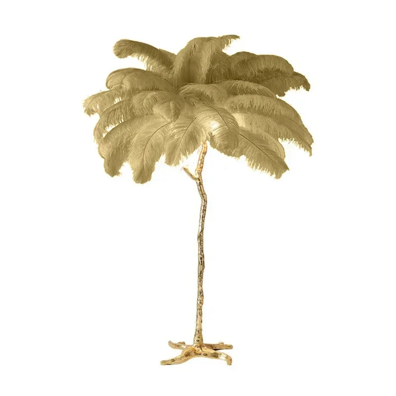 Lampe de Chevet à Plume sur Pied - lampechevetdesign.com