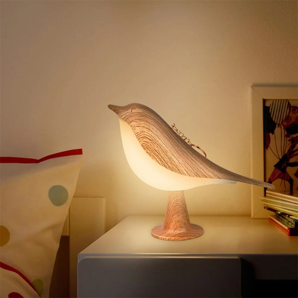 Lampe de Chevet Tactile en Forme d’Oiseau - lampechevetdesign.com