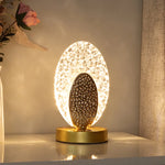 Crystal LED Table Lamp Stepless Dimming USB Charging Touch Switch Remote Control Bedside Light Living Room Decoration Desk Lamp - lampechevetdesign.com