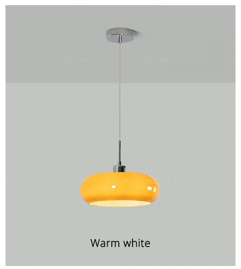 Lampe Suspendue de Chevet Nordique en Verre - lampechevetdesign.com