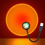 Lampe de chevet LED USB Projecteur arc en ciel - lampechevetdesign.com