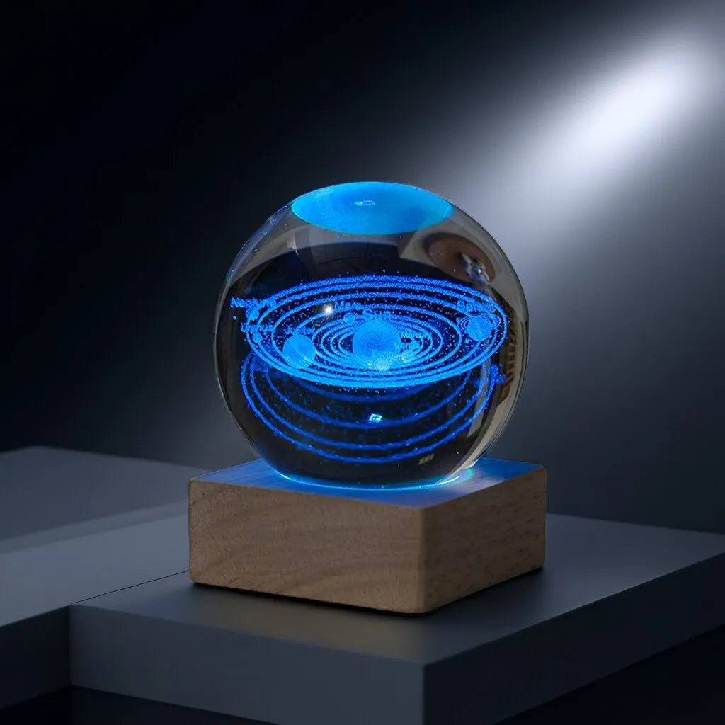 Lampe de chevet Sphère Galaxie - lampechevetdesign.com