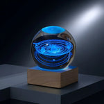 Lampe de chevet Sphère Galaxie - lampechevetdesign.com