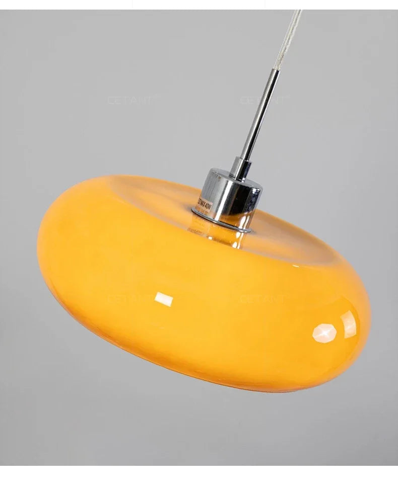 Lampe Suspendue de Chevet Nordique en Verre - lampechevetdesign.com