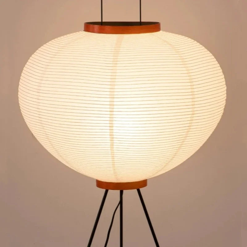 Lampe de Chevet Japonaise en Papier de Riz Akari - lampechevetdesign.com