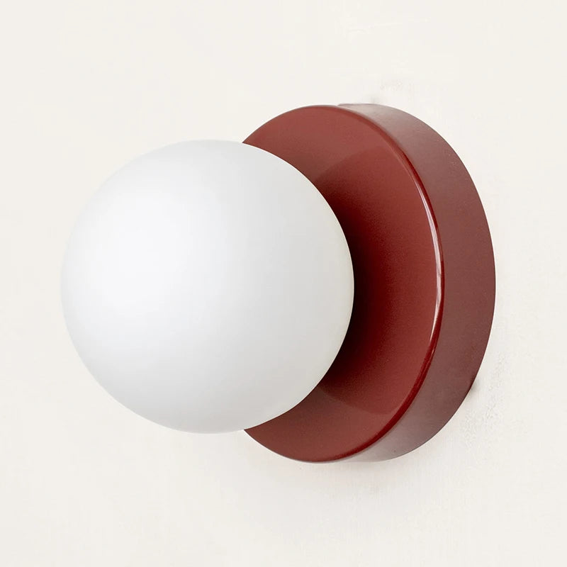Lampe de chevet Murale Boule Vintage Coloré - lampechevetdesign.com
