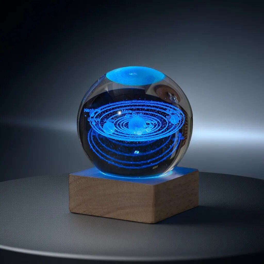 Lampe de chevet Sphère Galaxie - lampechevetdesign.com