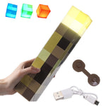 Lampe de chevet Murale Tactile Minecraft - lampechevetdesign.com