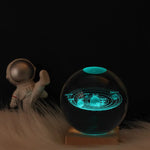 Lampe de chevet Sphère Galaxie - lampechevetdesign.com