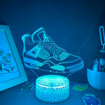 Lampe de chevet 3D LED Sneakers - lampechevetdesign.com