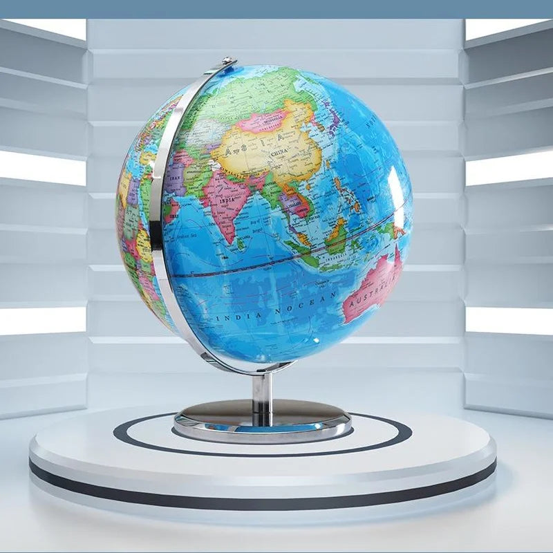 Lampe de Chevet Globe Terrestre LED - lampechevetdesign.com