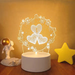 Lampe de chevet 3D Love - lampechevetdesign.com