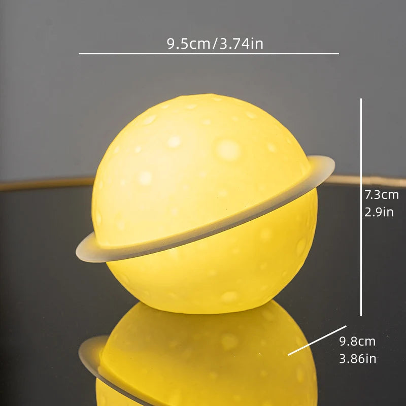 Lampe De Chevet Astronaute Lune Nocturne - lampechevetdesign.com