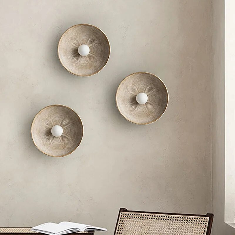 Lampe de chevet Murale Vintage Disque - lampechevetdesign.com