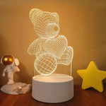 Lampe de chevet 3D Love - lampechevetdesign.com