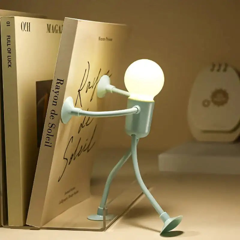 Lampe De Bureau Petit Bonhomme Modifiable - lampechevetdesign.com