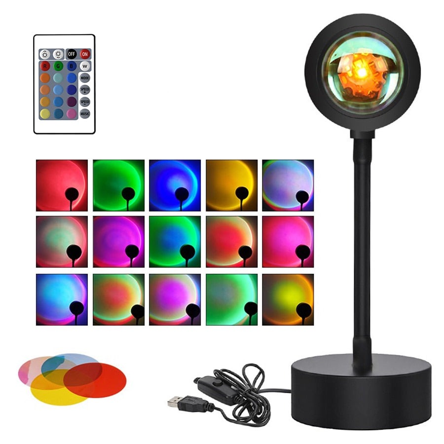 Lampe de chevet USB Projecteur Solaire - lampechevetdesign.com