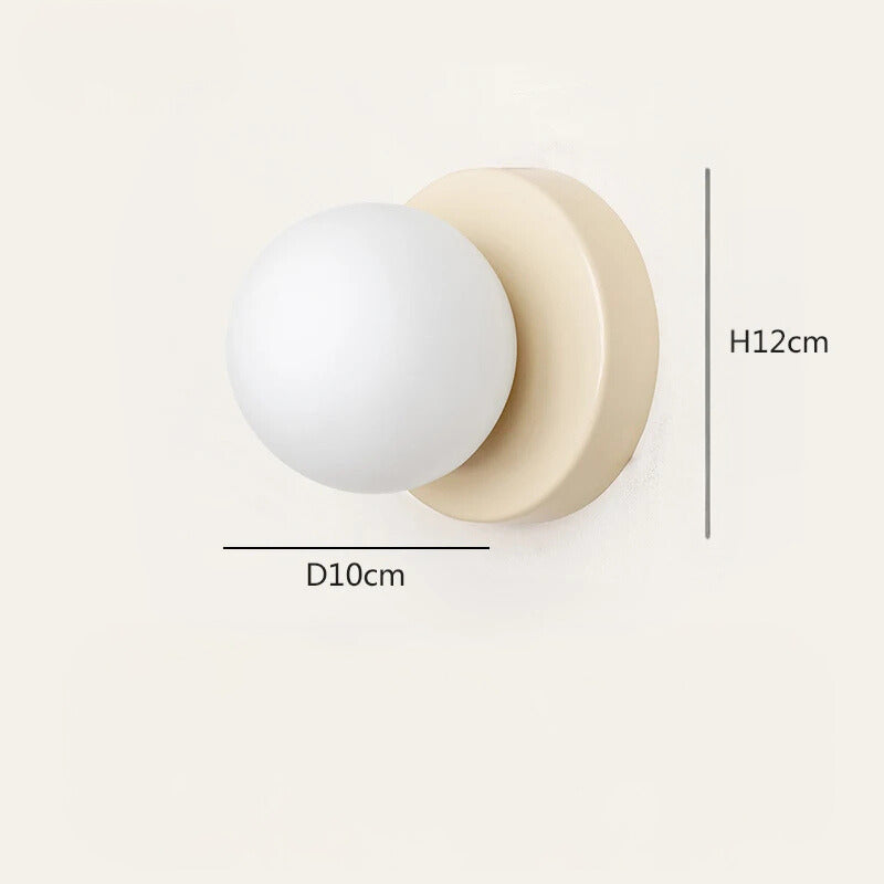 Lampe de chevet Murale Boule Vintage Coloré - lampechevetdesign.com