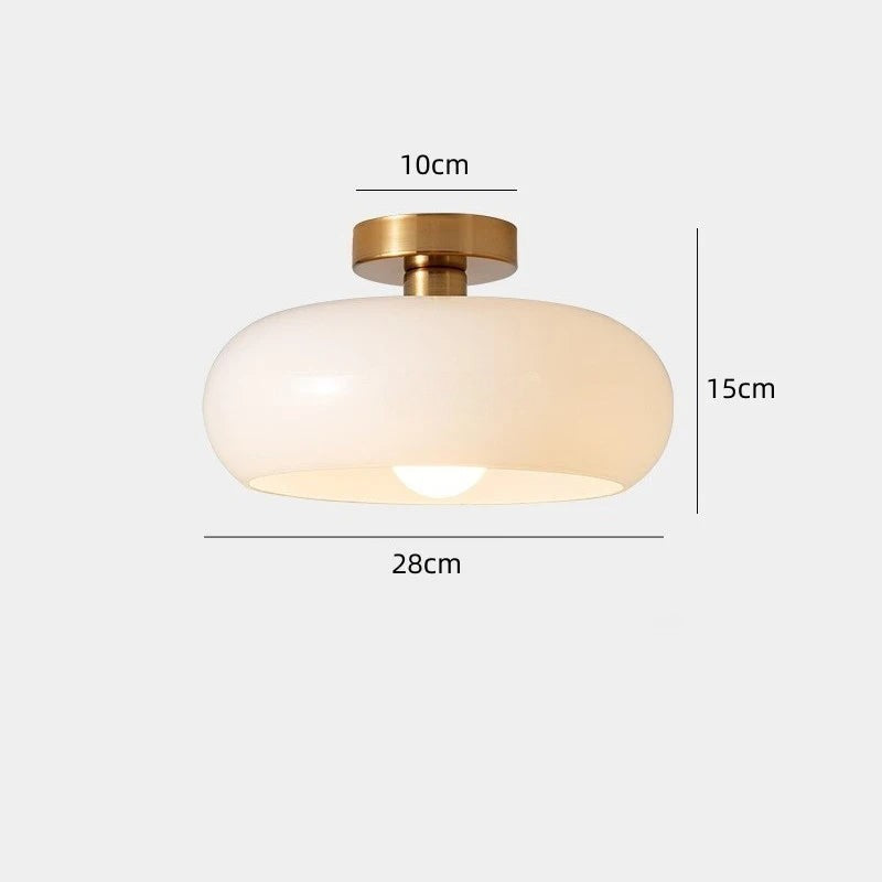 Lampe Suspendue de Chevet Nordique en Verre - lampechevetdesign.com
