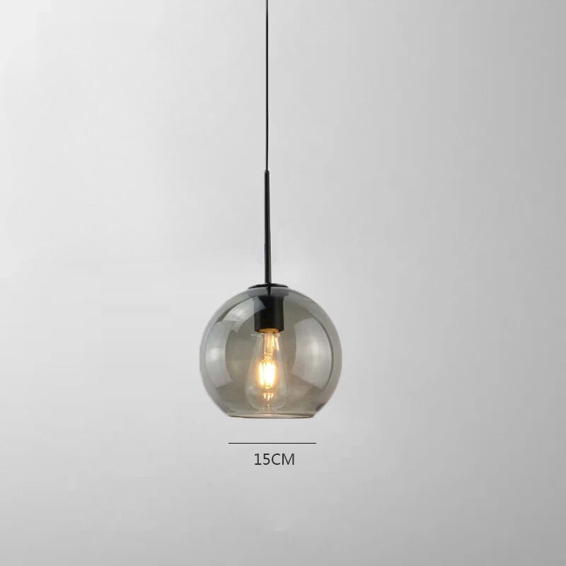 Lampe de Chevet Suspendue en Verre Nordique - lampechevetdesign.com