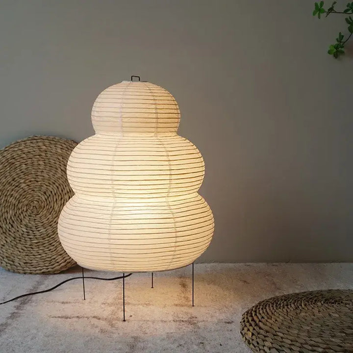 Lampe de chevet Japonaise en Papier Design - lampechevetdesign.com