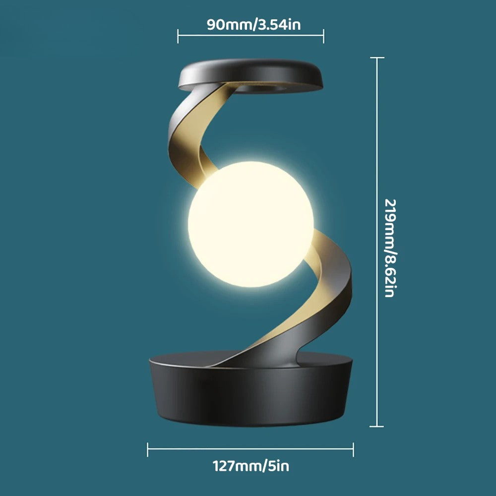 Lampe De Chevet LED Rotative 360° Avec Chargeur Sans Fil - lampechevetdesign.com