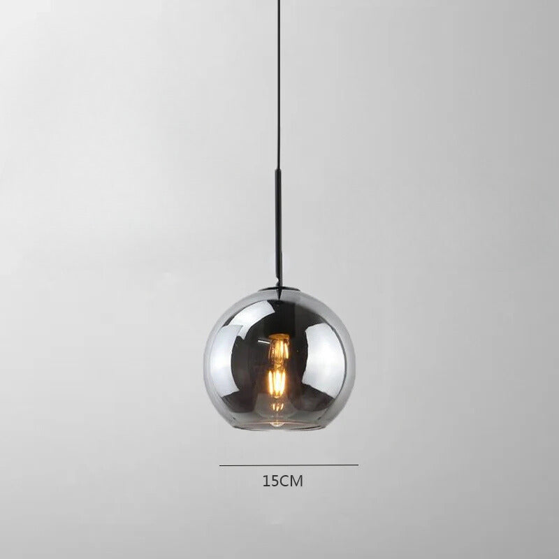 Lampe de Chevet Suspendue en Verre Nordique - lampechevetdesign.com
