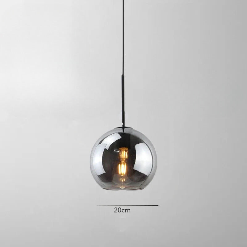 Lampe de Chevet Suspendue en Verre Nordique - lampechevetdesign.com