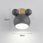 Lampe de chevet Murale Moderne avec Oreilles - lampechevetdesign.com