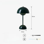 Lampe de chevet Champignon Vintage Tactile Rechargeable - lampechevetdesign.com